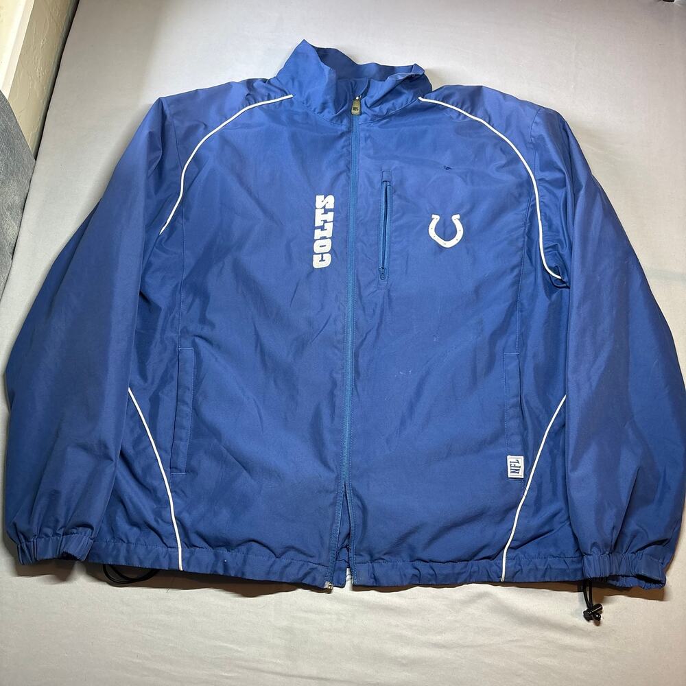 NFL colts windbreaker zip up jacket